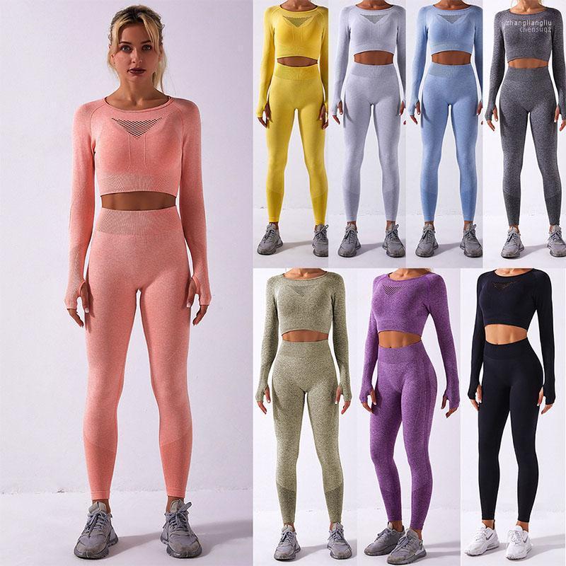 Yoga Outfit Women Sets Fitness Solid Breathable Long Sleeve Crop Top High Waist Push Up Leggings Sports Joggings Workout Set, Black
Yoga Outfit Women Sets Fitness Solid Breathable Long Sleeve Crop Top High Waist Push Up Leggings Sports Joggings Workout Set, Black