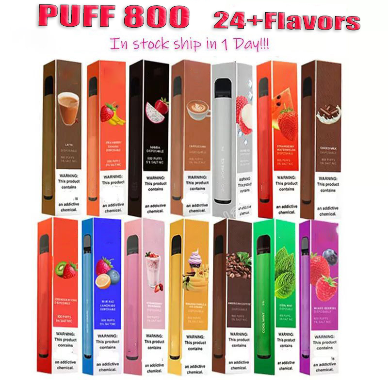 PUFF 800 Disposable Vape Pod Device Kit E-cigarettes 800 Puffs 550mAh Battery 3.2mL Prefilled Cartridge Vape Stick Pen
PUFF 800 Disposable Vape Pod Device Kit E-cigarettes 800 Puffs 550mAh Battery 3.2mL Prefilled Cartridge Vape Stick Pen