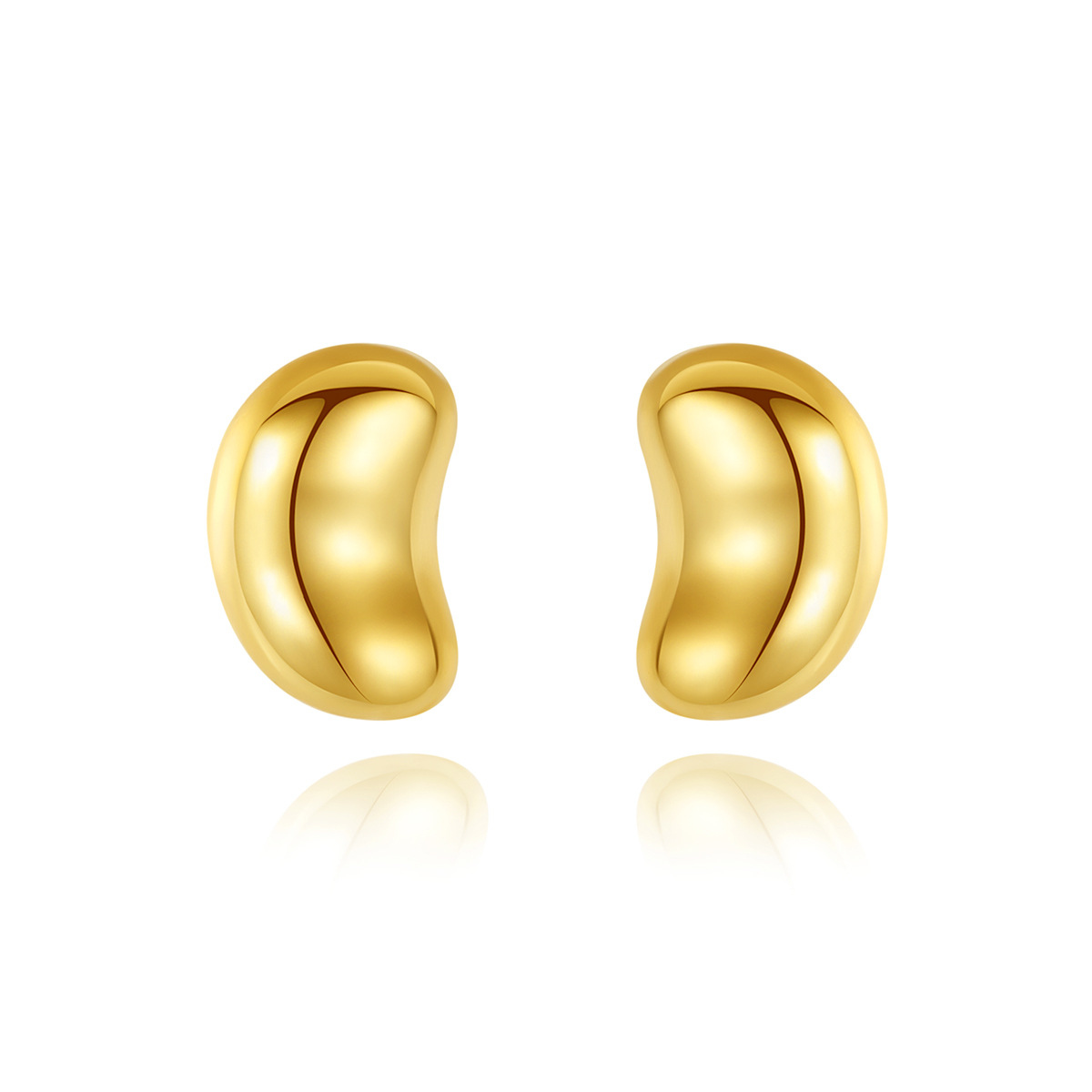 New fashion exquisite gold beans s925 silver stud earrings jewelry Korean personality women temporary earrings accessories gift
New fashion exquisite gold beans s925 silver stud earrings jewelry Korean personality women temporary earrings accessories gift