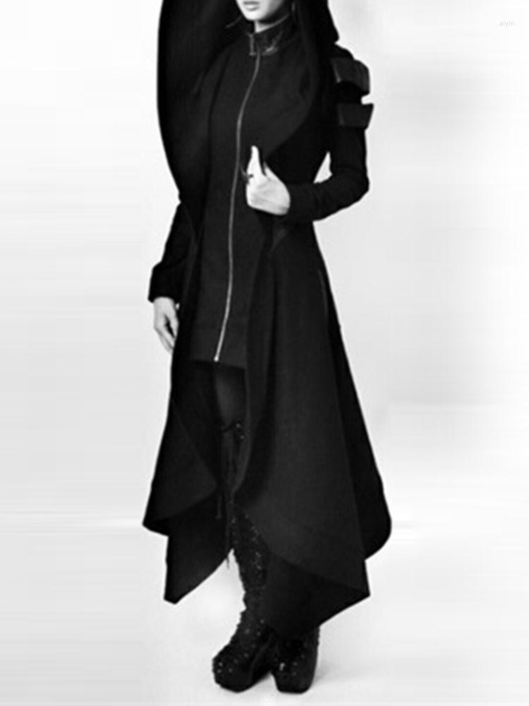 Women' Trench Coats 2022 Vintage Autumn Gothic Coat Fashion Women Overcoats Slim Halloween Winter Hooded Black Female Goth
Women' Trench Coats 2022 Vintage Autumn Gothic Coat Fashion Women Overcoats Slim Halloween Winter Hooded Black Female Goth
