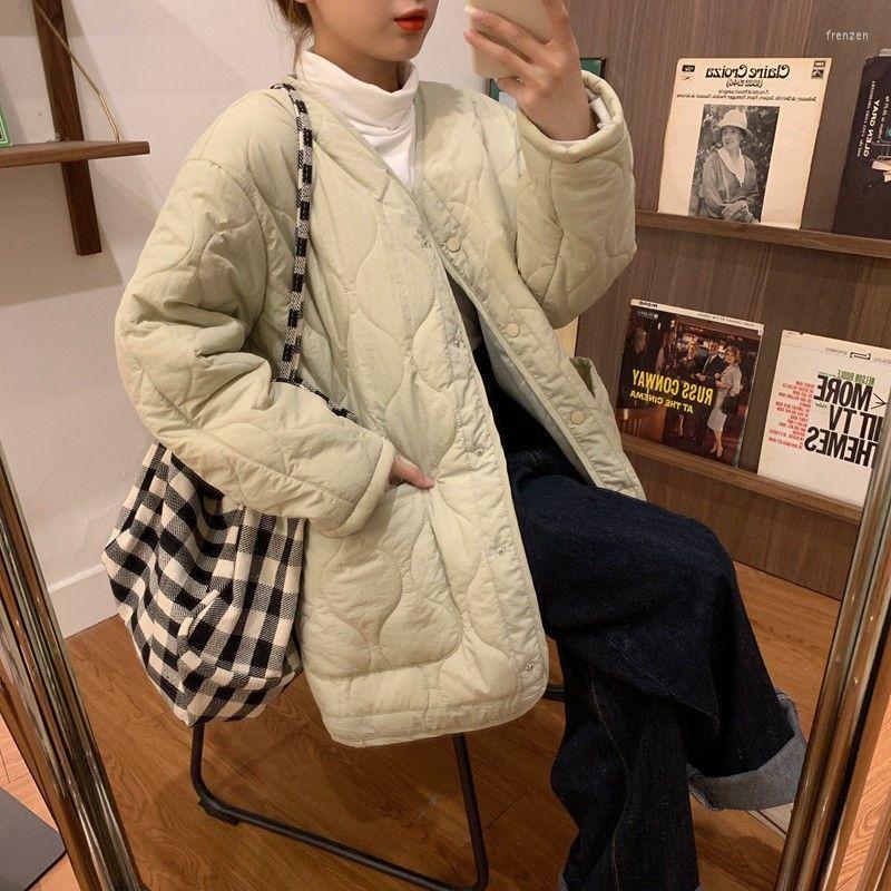 Women' Trench Coats Casual Winter Plus Cotton Jacket Women Korean Round Neck Solid Color Diamond Chic Loose, Beige
Women' Trench Coats Casual Winter Plus Cotton Jacket Women Korean Round Neck Solid Color Diamond Chic Loose, Beige