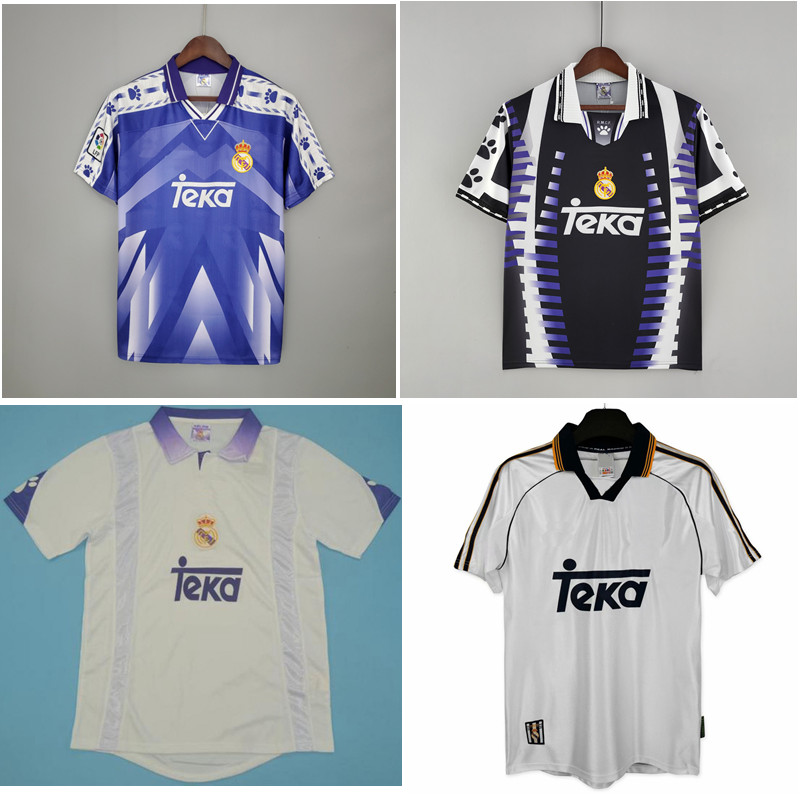 Top 96 97 98 99 Real Madrids Retro jerseys 1996 1997 1998 1999 Soccer jersey vintage classic RAUL Redondo football shirt MIJATOVIC maillot de foot, Realmadrid2002home
Top 96 97 98 99 Real Madrids Retro jerseys 1996 1997 1998 1999 Soccer jersey vintage classic RAUL Redondo football shirt MIJATOVIC maillot de foot, Realmadrid2002home