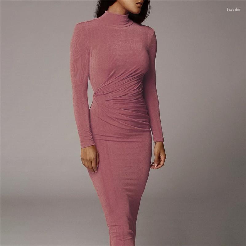 Casual Dresses Turtleneck Full Sleeve Long Spring Autumn Dress Women Fashion Solid Sheath Party Sexy High Waist Office Lady Maxi Vestidos, White
Casual Dresses Turtleneck Full Sleeve Long Spring Autumn Dress Women Fashion Solid Sheath Party Sexy High Waist Office Lady Maxi Vestidos, White
