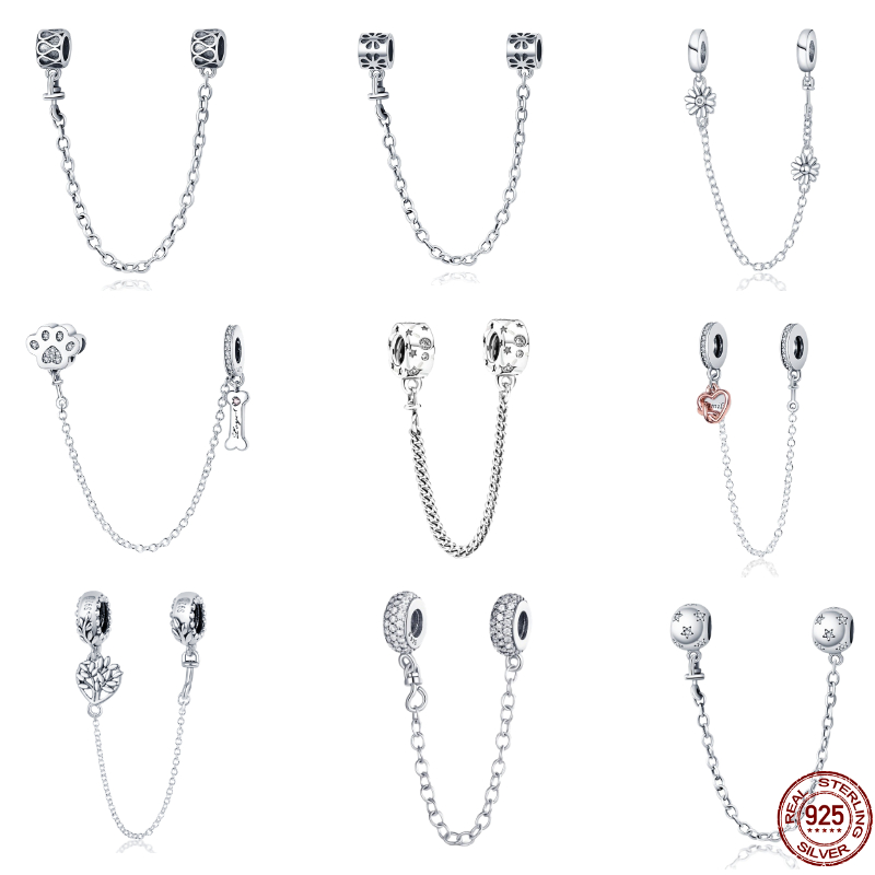925 Sterling Silver Dangle Charm Women Beads High Quality Jewelry Gift Wholesale Sparkle Flower Safety Chain Bead Fit Pandora Bracelet DIY
925 Sterling Silver Dangle Charm Women Beads High Quality Jewelry Gift Wholesale Sparkle Flower Safety Chain Bead Fit Pandora Bracelet DIY