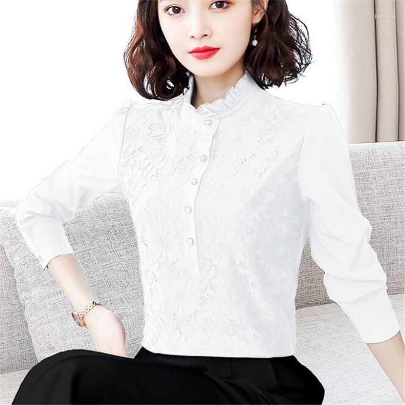 Women's Blouses Purfle Stand Collar Lace Women Shirt Long-sleeved Plus Velvet Pullover Autumn Bottoming Top Elegant Female Chiffon, Regular green
Women's Blouses Purfle Stand Collar Lace Women Shirt Long-sleeved Plus Velvet Pullover Autumn Bottoming Top Elegant Female Chiffon, Regular green