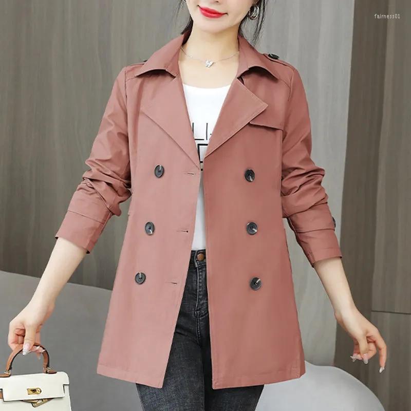 Women's Trench Coats Women Windbreaker 2022 Short Coat Korean Waist Ladies All-match Double Breasted Jacket, Pink
Women's Trench Coats Women Windbreaker 2022 Short Coat Korean Waist Ladies All-match Double Breasted Jacket, Pink