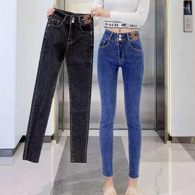 Women' Jeans Autumn Women' Fashion Feet Pants Stretch High Waist Slim Slimming Pencil Women Trousers Streetwear 663, Gray
Women' Jeans Autumn Women' Fashion Feet Pants Stretch High Waist Slim Slimming Pencil Women Trousers Streetwear 663, Gray