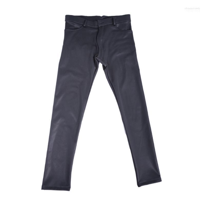 Men's Pants Men's Men Tight-Ftting Mid Waist Pencil PU Faux Leather Casual Trousers Motorcycle Elastic 20% Shaping Thin Leg Skinny, Black
Men's Pants Men's Men Tight-Ftting Mid Waist Pencil PU Faux Leather Casual Trousers Motorcycle Elastic 20% Shaping Thin Leg Skinny, Black