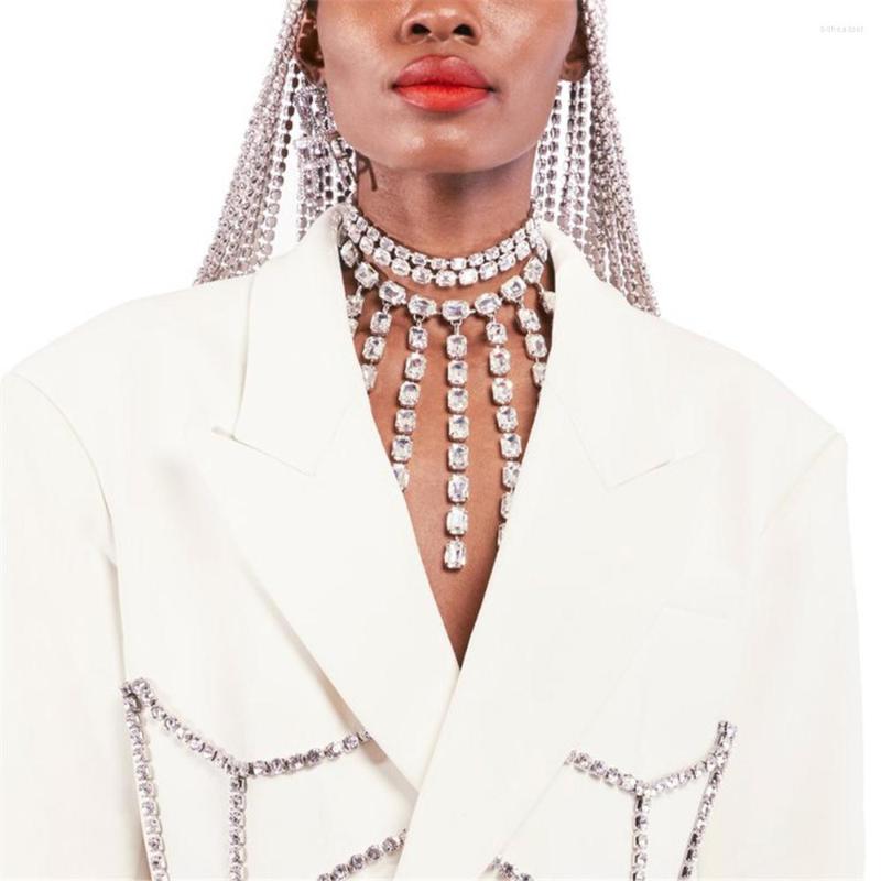 Choker Bohemian Sexy Big Rhinestone Tassel Women's Necklace Shiny Crystal Gift Luxury Jewelry Party Statement
Choker Bohemian Sexy Big Rhinestone Tassel Women's Necklace Shiny Crystal Gift Luxury Jewelry Party Statement