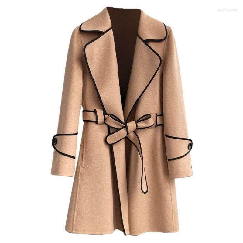 Women's Wool Spring Fashion Woolen Coat Women 2022 Korean Style High Quality Lace-up Slim Autumn Women's Clothing Jacket Ki1526, Black
Women's Wool Spring Fashion Woolen Coat Women 2022 Korean Style High Quality Lace-up Slim Autumn Women's Clothing Jacket Ki1526, Black