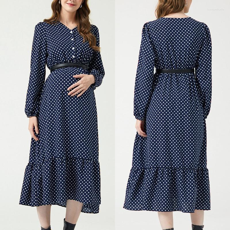 Casual Dresses For Women Womens Dot Prints Elegant V Neck Long Sleeve Buttons Dress Business With PocketsCasual, Navy
Casual Dresses For Women Womens Dot Prints Elegant V Neck Long Sleeve Buttons Dress Business With PocketsCasual, Navy