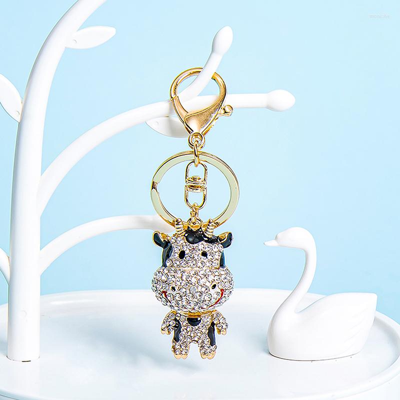 Keychains Ladies Diy Car Keychain Animal OX Cow Keyring High Quality Women 3D Mini Bag Brelok Rhinestone Enamel Elegant Chaveiro Gift
Keychains Ladies Diy Car Keychain Animal OX Cow Keyring High Quality Women 3D Mini Bag Brelok Rhinestone Enamel Elegant Chaveiro Gift