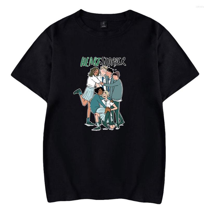Men' T Shirts Heartstopper T-shirt Unisex Kawaii Cartoon Friends Nick And Charlie Romance TV Series Fans Summer Oversized Short Sleeve, Black
Men' T Shirts Heartstopper T-shirt Unisex Kawaii Cartoon Friends Nick And Charlie Romance TV Series Fans Summer Oversized Short Sleeve, Black