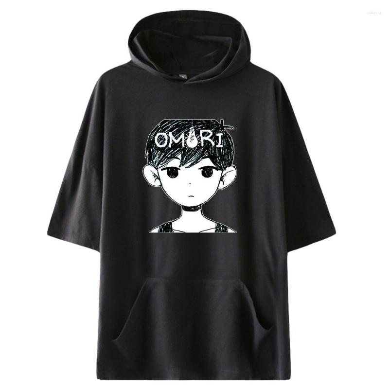 Men's T Shirts Omori Fashion Hooded Unisex Summer Short Sleeve T-shirts Casual Streetwear Clothes Black
Men's T Shirts Omori Fashion Hooded Unisex Summer Short Sleeve T-shirts Casual Streetwear Clothes Black