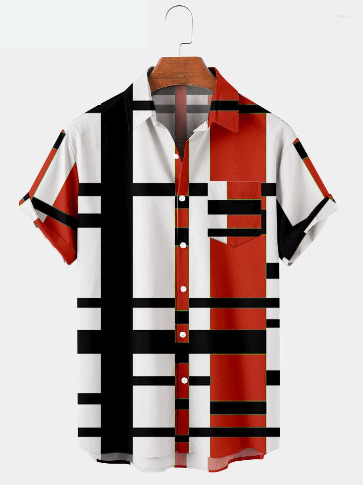 Men's Casual Shirts 2022 Summer 3D Digital Printed Short Sleeve T-shite Large Creative Striped Size Men Oversize Fashion Top Clothes, Navy blue
Men's Casual Shirts 2022 Summer 3D Digital Printed Short Sleeve T-shite Large Creative Striped Size Men Oversize Fashion Top Clothes, Navy blue