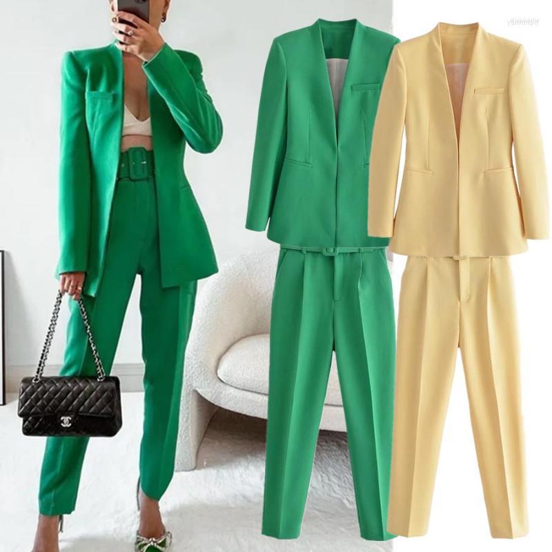 Women's Two Piece Pants Women's Jenny&Dave 2022 Ins Blogger Straight Women England Office Lady Fashion Elegant Colorful Casual, Green
Women's Two Piece Pants Women's Jenny&Dave 2022 Ins Blogger Straight Women England Office Lady Fashion Elegant Colorful Casual, Green