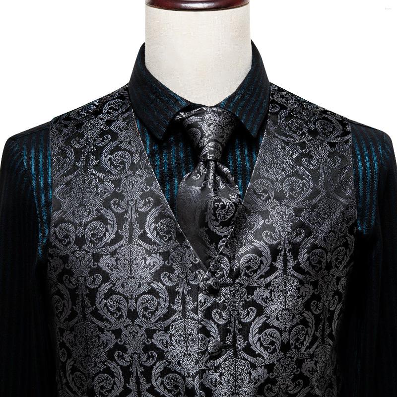 Men's Vests Hi-Tie Black Luxury Paisley Vest Suit For Men Floral Waistcoat Fashion Men's Set Wedding Bussiness Hanky Cufflinks, Mjtz-0007-jz-01
Men's Vests Hi-Tie Black Luxury Paisley Vest Suit For Men Floral Waistcoat Fashion Men's Set Wedding Bussiness Hanky Cufflinks, Mjtz-0007-jz-01