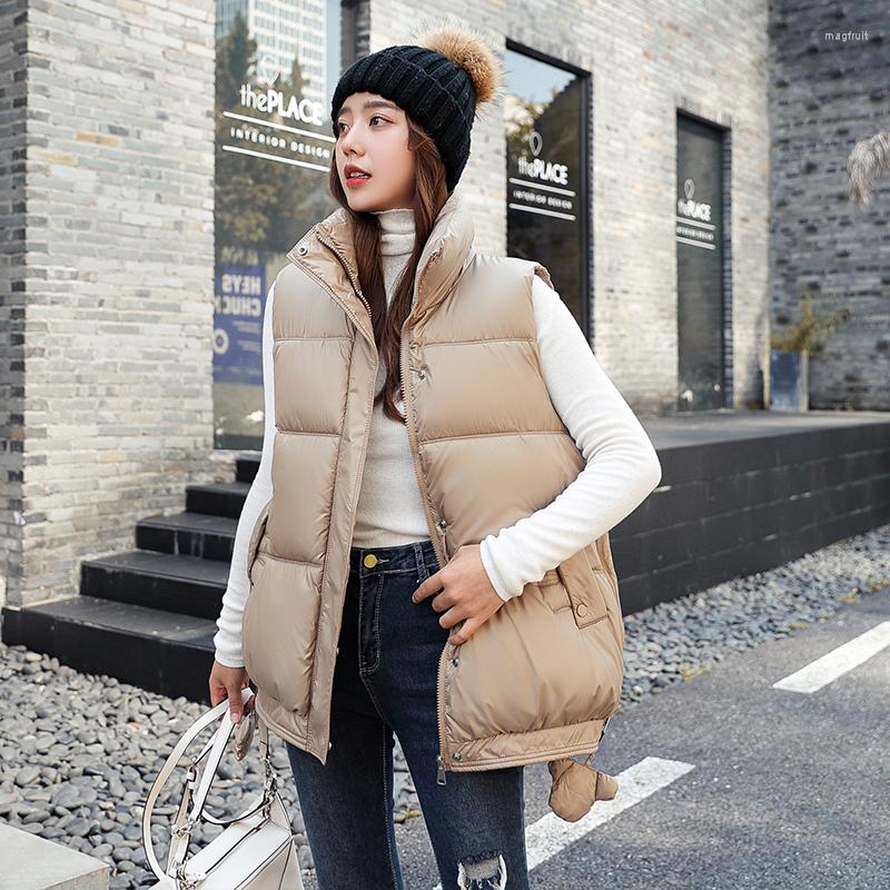 Women's Vests 2022 Short Vest Autumn Winter Sleeveless Jacket Coats Down Cotton Padded For Women Parkas Outerwear Stand Collar Waistcoat, Gray
Women's Vests 2022 Short Vest Autumn Winter Sleeveless Jacket Coats Down Cotton Padded For Women Parkas Outerwear Stand Collar Waistcoat, Gray