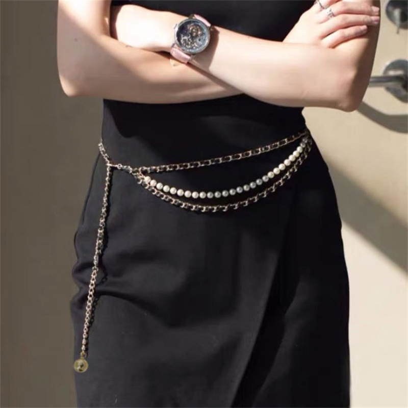 Fashion Luxurys Brand Waist Chain Belt Designers Classic Letter C Golden Pearl Flowers Waist Chains For Woman Wedding Party Dress Gifts
Fashion Luxurys Brand Waist Chain Belt Designers Classic Letter C Golden Pearl Flowers Waist Chains For Woman Wedding Party Dress Gifts