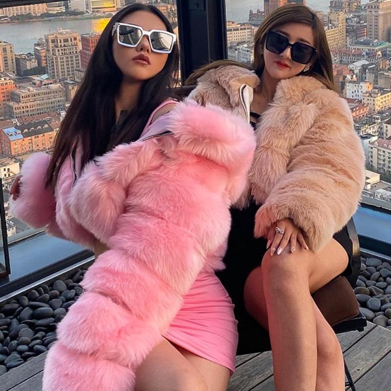Women' Fur 2022 Winter High Quality Faux Coat Women Fashion Hooded Warm Solid Furry Overcoat Elegant Plush Crop Jacket Femme, Beige
Women' Fur 2022 Winter High Quality Faux Coat Women Fashion Hooded Warm Solid Furry Overcoat Elegant Plush Crop Jacket Femme, Beige