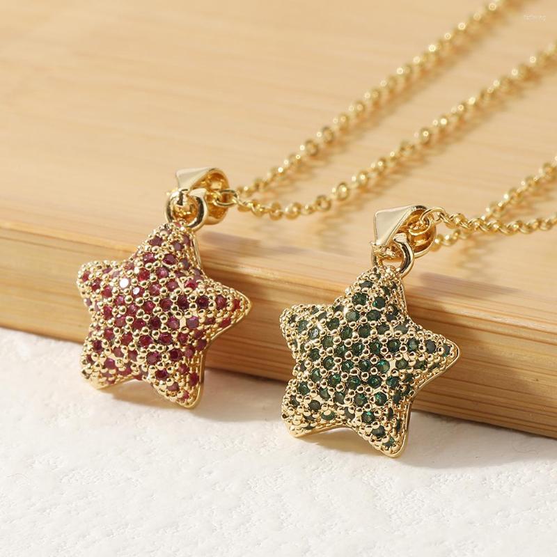 Pendant Necklaces Gold Color Star With Dazzling Micro-Set Cubic Zirconia For Women Couple Pentagon-Star Summer Jewelry Gifts
Pendant Necklaces Gold Color Star With Dazzling Micro-Set Cubic Zirconia For Women Couple Pentagon-Star Summer Jewelry Gifts