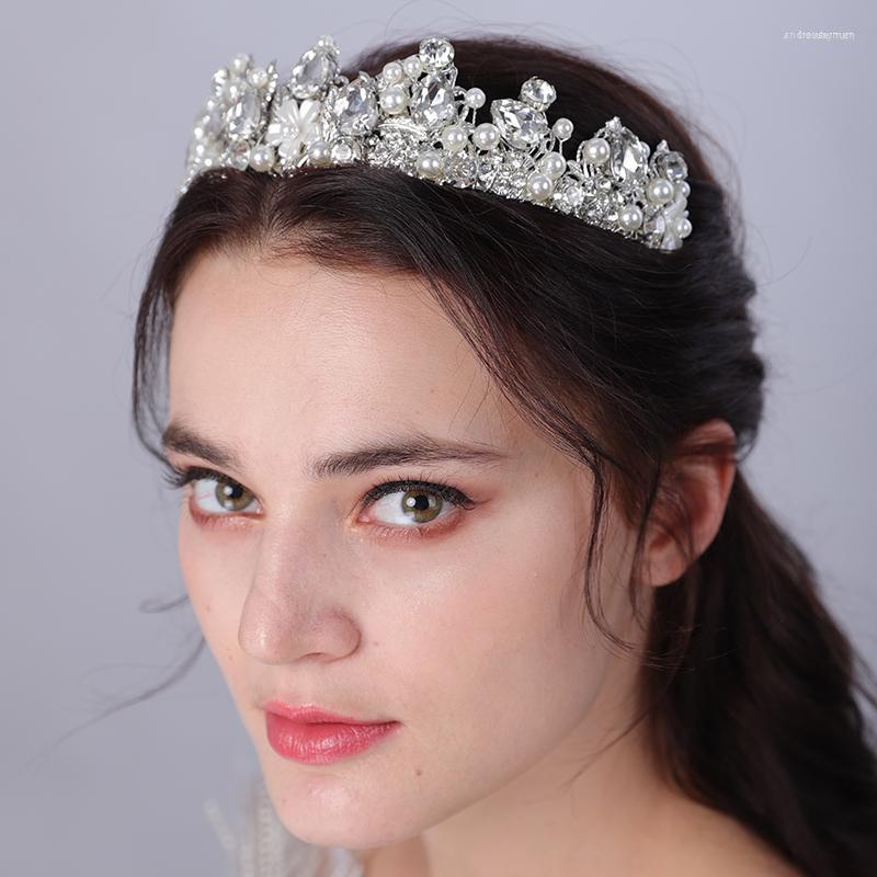 Headpieces Trendy Handmade Wedding Bride Rhinestone Flower Tiaras And Crown Bridal Headband Bridesmaid Hair Accessories For Women Girls
Headpieces Trendy Handmade Wedding Bride Rhinestone Flower Tiaras And Crown Bridal Headband Bridesmaid Hair Accessories For Women Girls