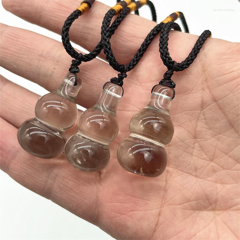 Pendant Necklaces 1Piece Natural Smoky Quartz Crystal Gourd Necklace Peace Lucky For Women Men Fashion Jewelry
Pendant Necklaces 1Piece Natural Smoky Quartz Crystal Gourd Necklace Peace Lucky For Women Men Fashion Jewelry
