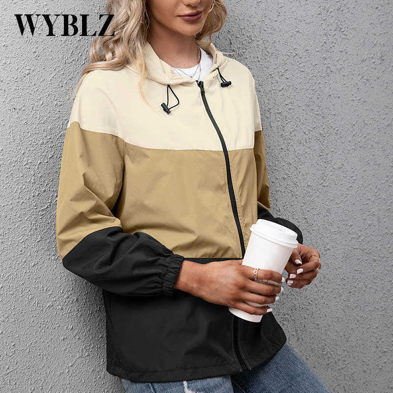 Women' Jackets WYBLZ Spring Autumn Waterproof Women Jacket Long Sleeve Hooded Putdoor Casual Windbreaker Zipper Raincoat Outwear Sports Tops T221008, Wine red
Women' Jackets WYBLZ Spring Autumn Waterproof Women Jacket Long Sleeve Hooded Putdoor Casual Windbreaker Zipper Raincoat Outwear Sports Tops T221008, Wine red