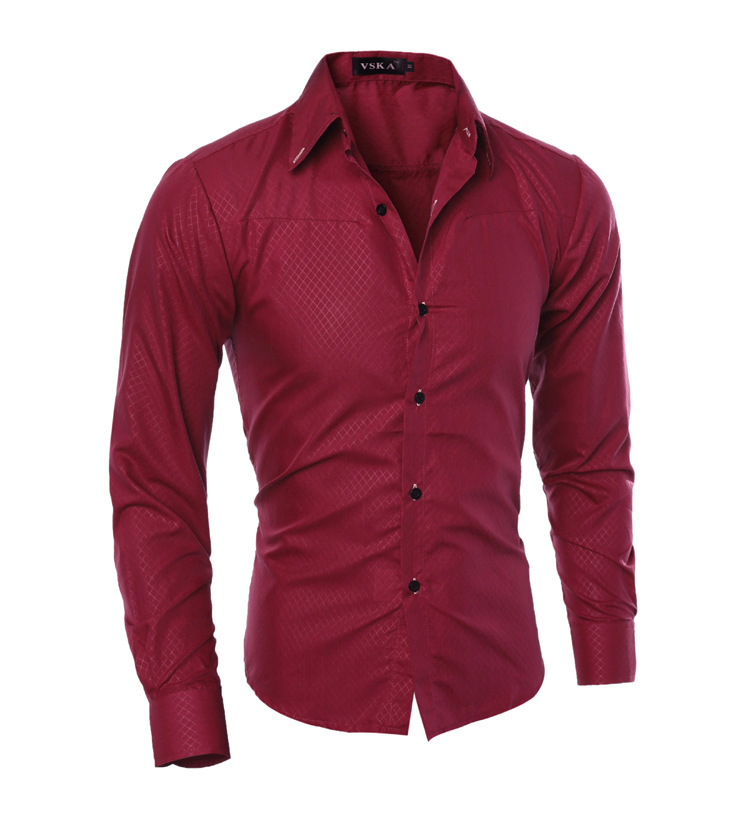 Style Casual Mens Dress Shirt Long Sleeve Luxury Button Up Silk Cotton Shirt Slim Fit Hand Sewing Fashion No Ironing Western De
Style Casual Mens Dress Shirt Long Sleeve Luxury Button Up Silk Cotton Shirt Slim Fit Hand Sewing Fashion No Ironing Western De