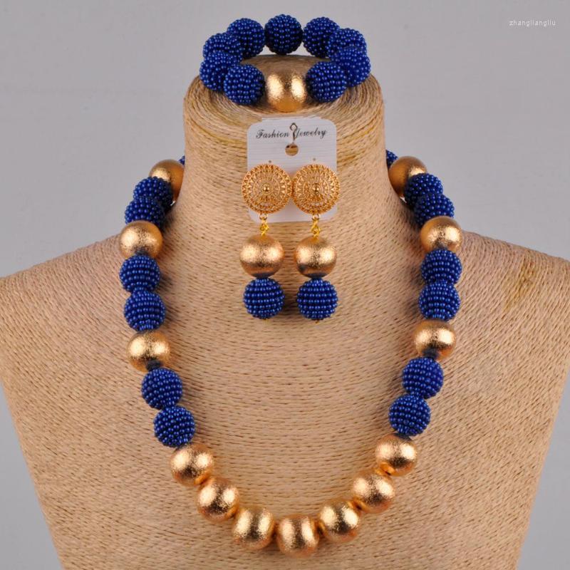 Necklace Earrings Set & Royal Blue African Beads Jewelry 24 Inches Simulated Pearl FZZ41, Picture shown
Necklace Earrings Set & Royal Blue African Beads Jewelry 24 Inches Simulated Pearl FZZ41, Picture shown