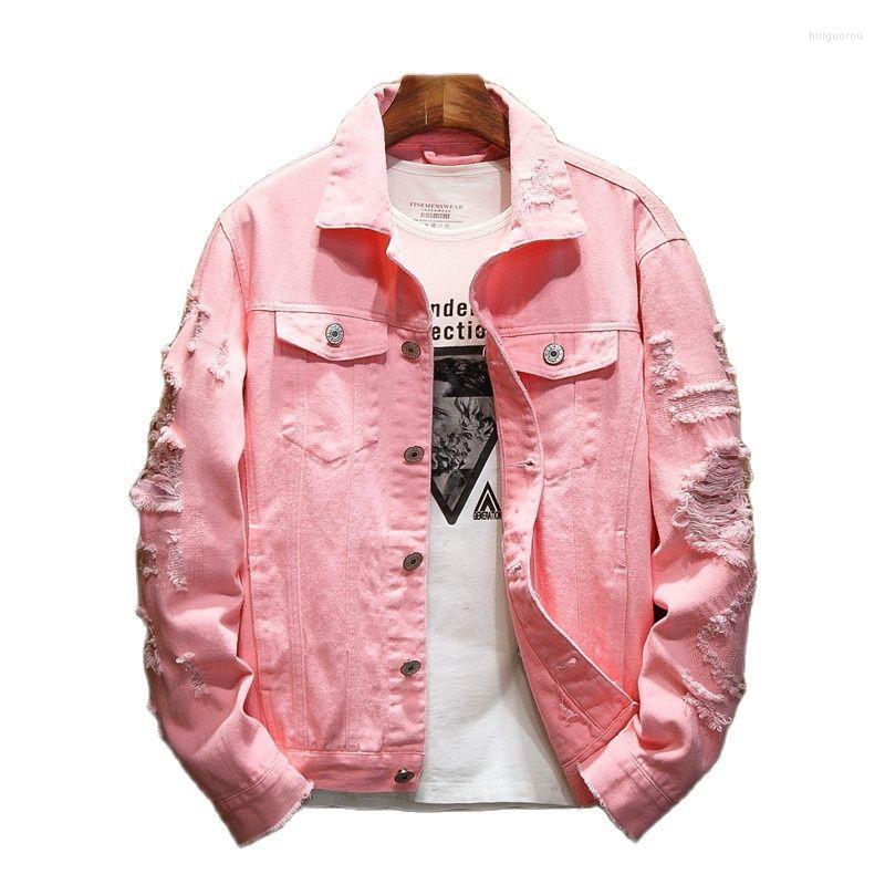 Men's Jackets The Spring/fall 2022 Men's Denim Jacket Slim Cotton Red White And Black Torn Coat XL
Men's Jackets The Spring/fall 2022 Men's Denim Jacket Slim Cotton Red White And Black Torn Coat XL