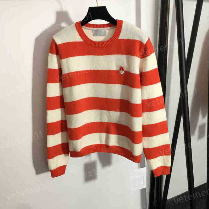 Luxury Womens Sweaters Fashion Logo-embroidered Chunky Stripe Paneled Pullover Sweater Tops Fashion Designer Hoodies Women Clothing 0912
Luxury Womens Sweaters Fashion Logo-embroidered Chunky Stripe Paneled Pullover Sweater Tops Fashion Designer Hoodies Women Clothing 0912