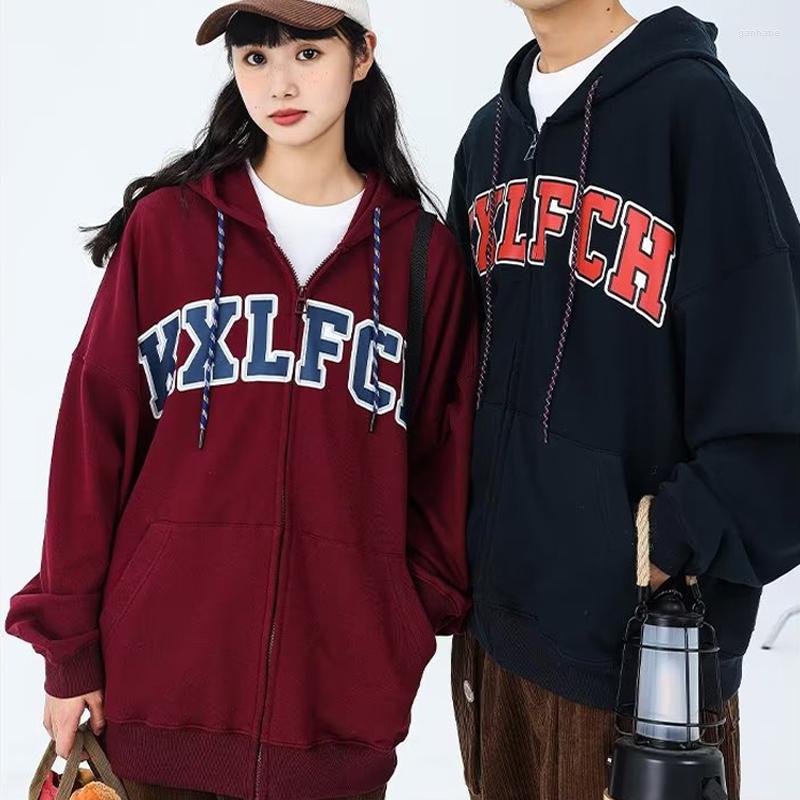 Men's Hoodies Men Women Couple's Zip Up Hoodie Loose Fashion Print Korean Streetwear Students Tracksuits Top Quality Clothes
Men's Hoodies Men Women Couple's Zip Up Hoodie Loose Fashion Print Korean Streetwear Students Tracksuits Top Quality Clothes