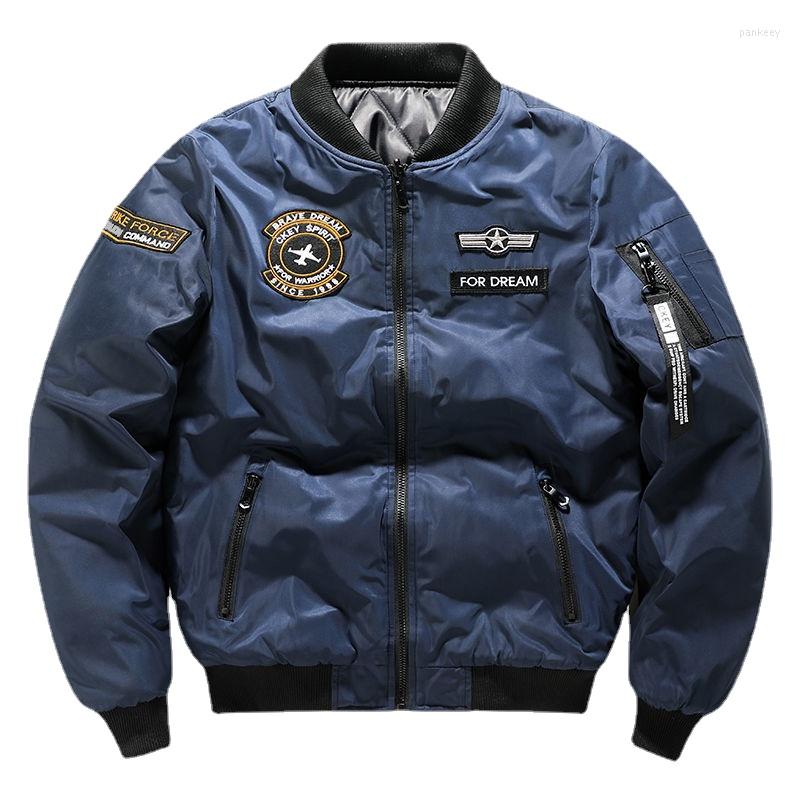 Men's Down Plus Size Men Parkas Winter Coat Military Pilot Jackets Baseball Sports Coats Outerwear Wear On Both Sides Warm, Black
Men's Down Plus Size Men Parkas Winter Coat Military Pilot Jackets Baseball Sports Coats Outerwear Wear On Both Sides Warm, Black