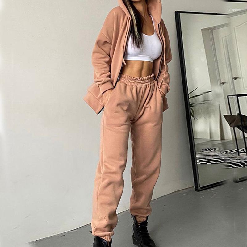 Women' Two Piece Pants Casual Comfortable Zipper Hooded Sweatshirt Long Suit Autumn Winter Women Set Elegant Loose Solid Tracksuit, 02 dark brown
Women' Two Piece Pants Casual Comfortable Zipper Hooded Sweatshirt Long Suit Autumn Winter Women Set Elegant Loose Solid Tracksuit, 02 dark brown