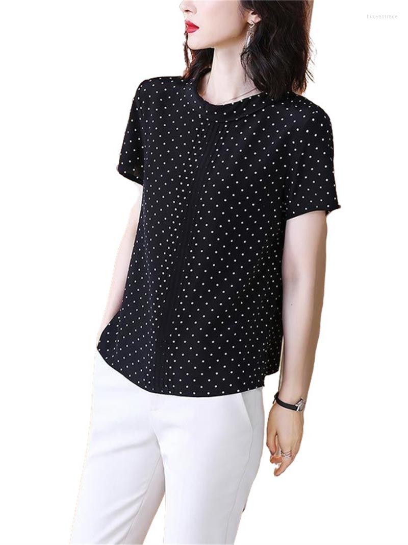 Women's Blouses Women's & Shirts Women Spring Summer Lady Fashion Casual Short Sleeve O-Neck Collar Polka Dots Printing Blusas Tops, Black
Women's Blouses Women's & Shirts Women Spring Summer Lady Fashion Casual Short Sleeve O-Neck Collar Polka Dots Printing Blusas Tops, Black