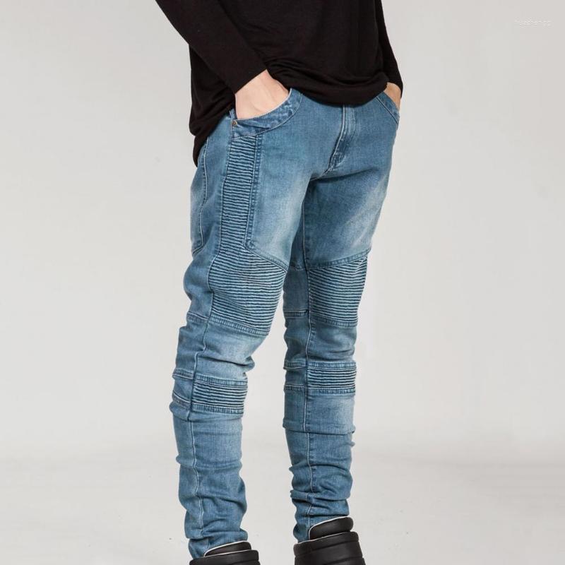 Men's Jeans Men's Men 2022 Slim Elastic Spring Trousers Pleated Pencil Pants For Daily Wear, Blue
Men's Jeans Men's Men 2022 Slim Elastic Spring Trousers Pleated Pencil Pants For Daily Wear, Blue