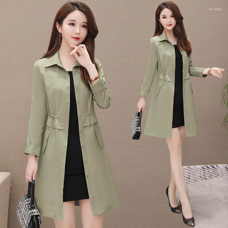 Women's Trench Coats With Lined Coat Women Jackets For 2022 Spring Autumn Solid Color Korean Slim Plus Size Elegant Overcoat Female, Brown
Women's Trench Coats With Lined Coat Women Jackets For 2022 Spring Autumn Solid Color Korean Slim Plus Size Elegant Overcoat Female, Brown