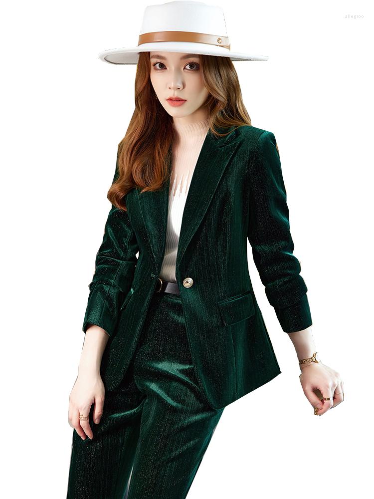 Women' Two Piece Pants Autumn Winter Women Pant Suit Office Ladies Formal Business Work Wear Blazer And Trouser Female Long Sleeve Solid 2, Blue 2 piece set a
Women' Two Piece Pants Autumn Winter Women Pant Suit Office Ladies Formal Business Work Wear Blazer And Trouser Female Long Sleeve Solid 2, Blue 2 piece set a