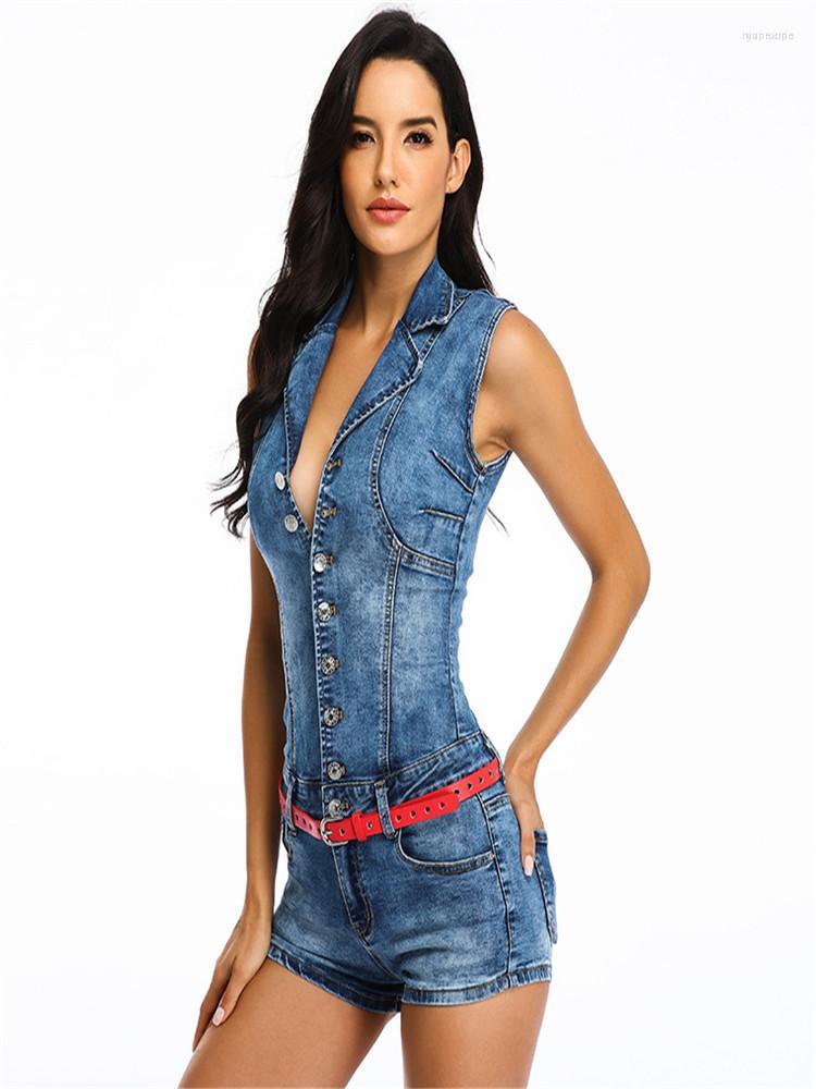 Women' Shorts Women' Female Single Breasted Jeans Rompers Womens Denim Jumpsuits Sleeveless Summer Elegant Casual Slim B1, Picture shown
Women' Shorts Women' Female Single Breasted Jeans Rompers Womens Denim Jumpsuits Sleeveless Summer Elegant Casual Slim B1, Picture shown