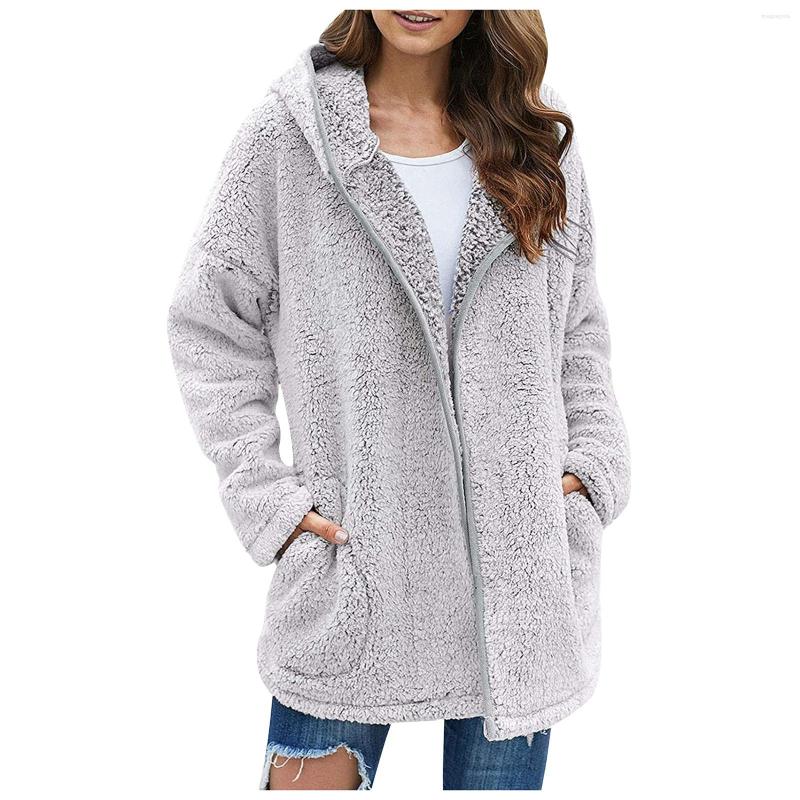 Women' Fur 2022 Women Autumn Winter Jacket Female Coat Causal Soft Hooded Fleece Plush Warm Big Size Faux Fluffy Zipper Top Sudadera
Women' Fur 2022 Women Autumn Winter Jacket Female Coat Causal Soft Hooded Fleece Plush Warm Big Size Faux Fluffy Zipper Top Sudadera