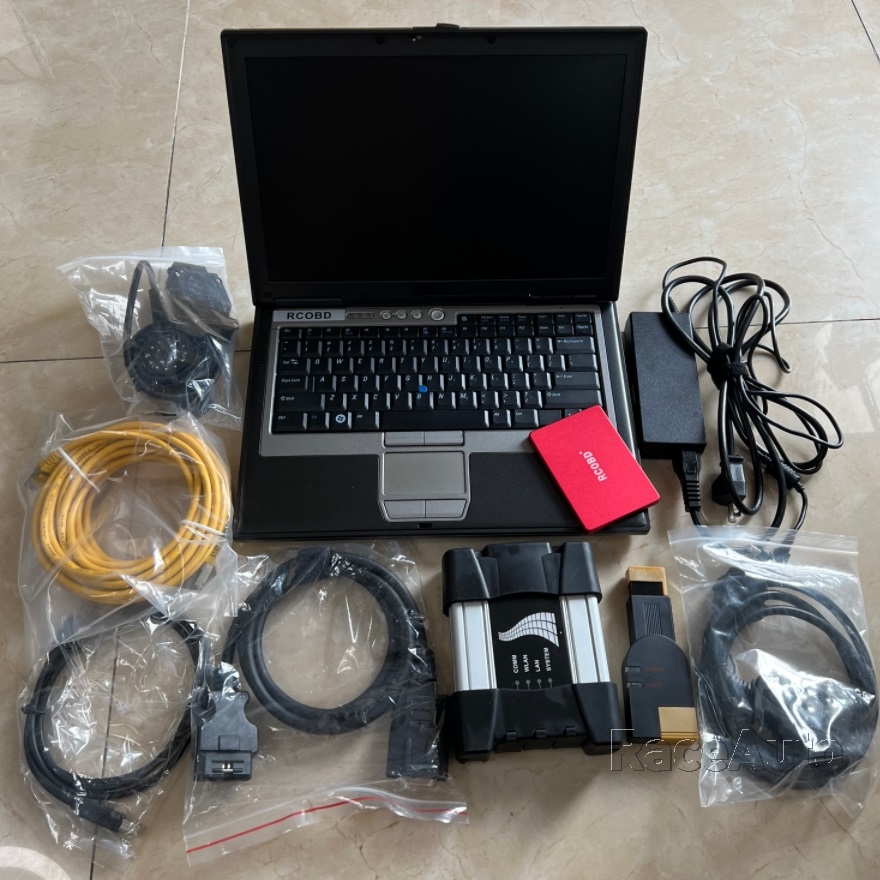 wifi MB Star C4 and icom next for bmw with 2024.03v SSD full set in d630 4GB diagnostic laptop ready to use