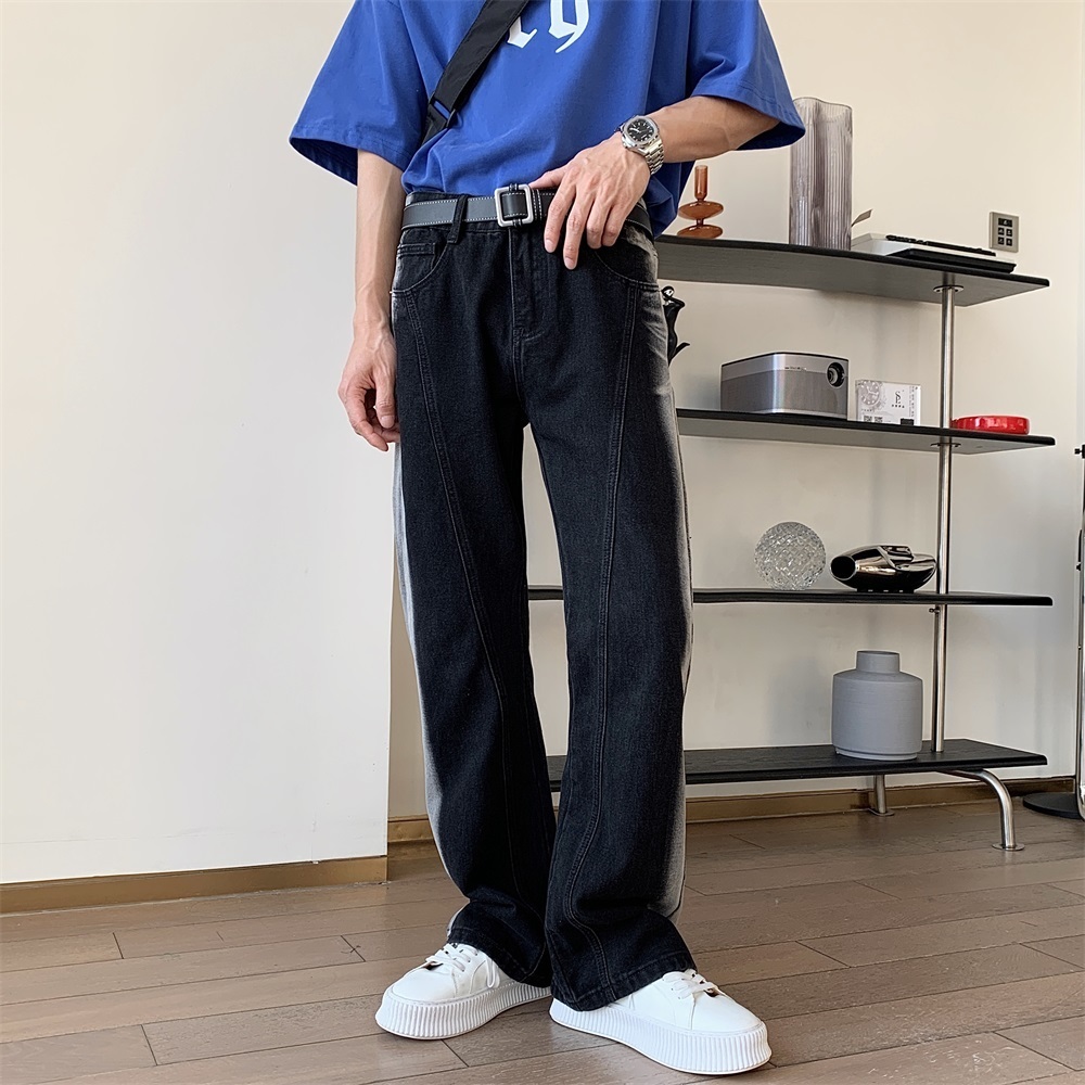 Men's Jeans Korean Fashion Tiedye Men Jeans Vintage Men's Jean Pants Streetwear Trendyol Jean Baggy Male Oversize Mens Denim Wide Pants 2210