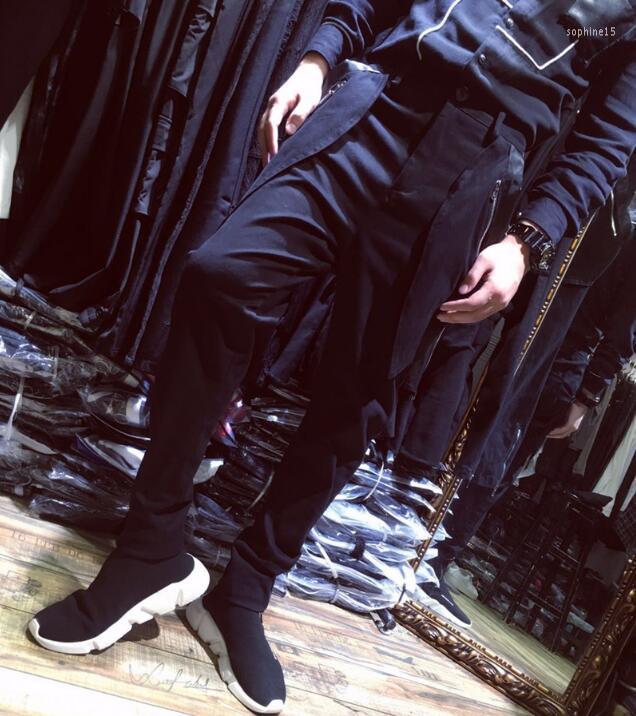 Men's Pants Autumn Winter Personality Big Pocket Mens Feet Trousers Pantalones Hombre Cargo Harem For Men Pantalon Homme Black
Men's Pants Autumn Winter Personality Big Pocket Mens Feet Trousers Pantalones Hombre Cargo Harem For Men Pantalon Homme Black