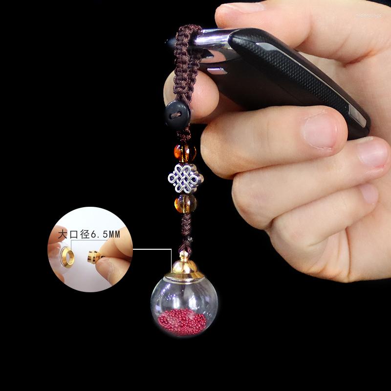 Keychains 2PCS Hollow Glass Ball Pendant With Screw Cap Key Chain Wish Secret Keep Bottle Cellphone Strap Diy Jewelry
Keychains 2PCS Hollow Glass Ball Pendant With Screw Cap Key Chain Wish Secret Keep Bottle Cellphone Strap Diy Jewelry