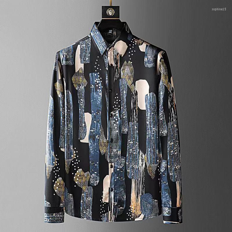 Men's Casual Shirts R09207 Fashion Men's 2022 Runway Luxury European Design Party Style Clothing, Picture shown
Men's Casual Shirts R09207 Fashion Men's 2022 Runway Luxury European Design Party Style Clothing, Picture shown