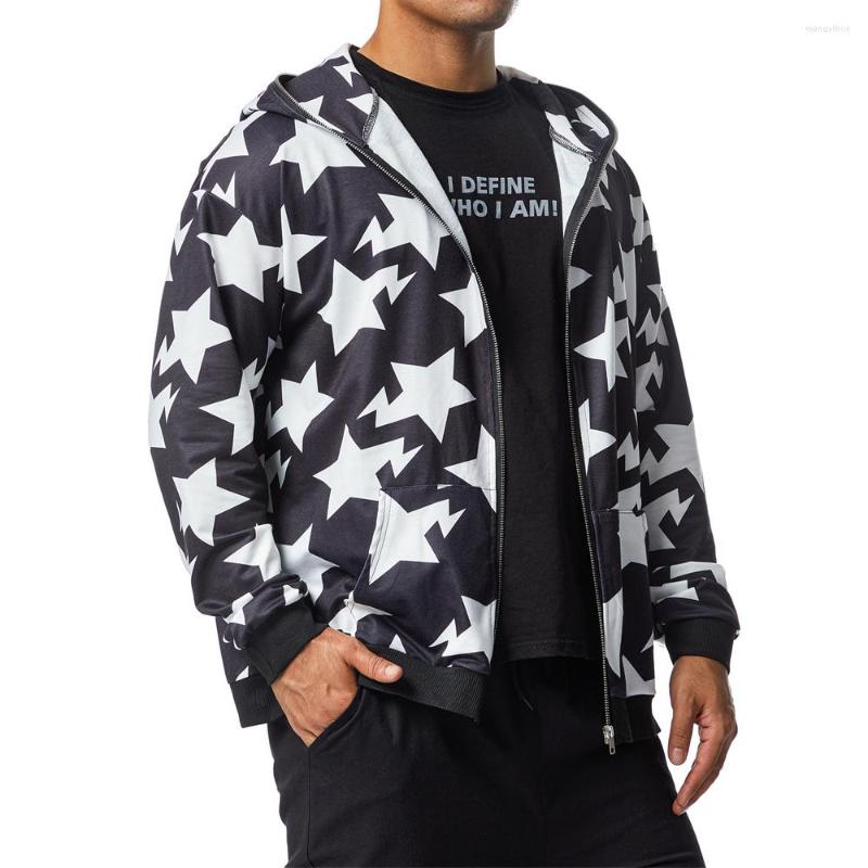 Men' Hoodies Men' Sweatshirts Spring Autumn Zipper Hoodie Wholesale Star Print Loose Men Women Long Sleeve Sweatshirt With 2 Pockets, Black
Men' Hoodies Men' Sweatshirts Spring Autumn Zipper Hoodie Wholesale Star Print Loose Men Women Long Sleeve Sweatshirt With 2 Pockets, Black