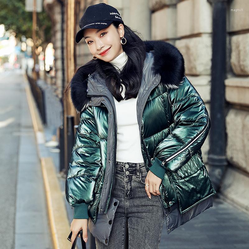 Women's Trench Coats Women's Short Down Coat Hooded With Fur Solid Ladies Winter Jackets Thick Zipper Korean Style Warm Parkas For, Beige
Women's Trench Coats Women's Short Down Coat Hooded With Fur Solid Ladies Winter Jackets Thick Zipper Korean Style Warm Parkas For, Beige