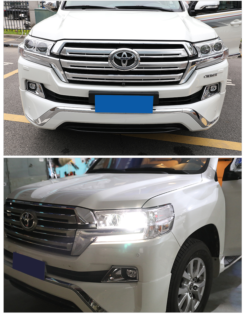 Car Styling Head Lamp for Toyota Land Cruiser Headlights 20 16-20 19 LC200 LED Headlight DRL Hid Bi Xenon Auto Accessories