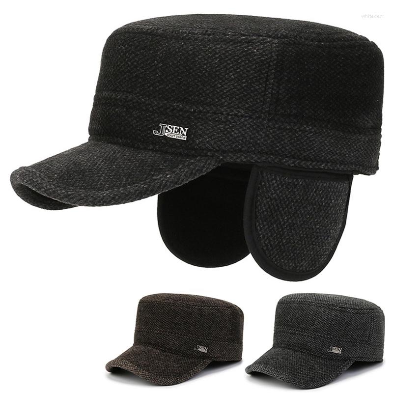 Berets Winter Ears Protected Men Woolen Military Hat Women Solid Snapback Label Stick Sunhat Outdoor Sport Flat Cap Casquette, A-gy
Berets Winter Ears Protected Men Woolen Military Hat Women Solid Snapback Label Stick Sunhat Outdoor Sport Flat Cap Casquette, A-gy